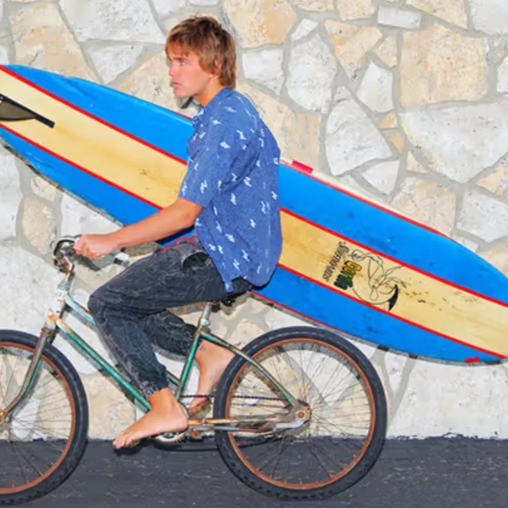 RARE SS 2011 Warriors of Radness Blue Abstract Graphic Short Sleeve Button Shirt - Picture 6 of 6